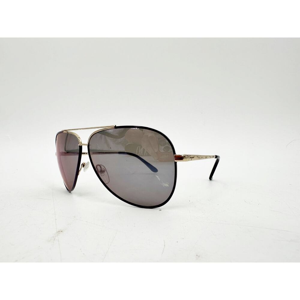 Salvatore Ferragamo SF131S 60mm Metal Aviator Sunglasses - Picture 2 of 5